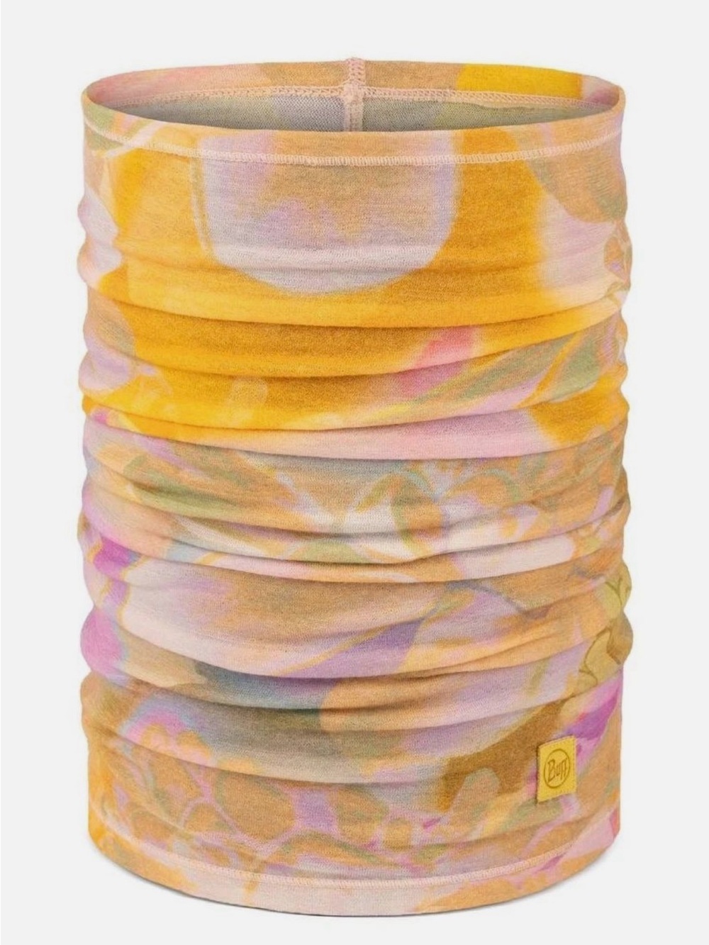 Buff Esmerald Multicolor Floral Neck Gaiter - Yellow & Pink